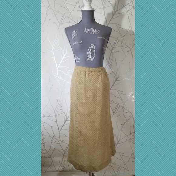 Terratex Vtg Mohair Blend Knit Sweater & Skirt Set - Picture 6 of 8